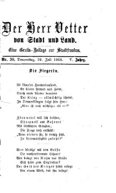 Stadtfraubas Donnerstag 26. Juli 1866