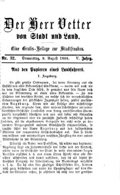 Stadtfraubas Donnerstag 9. August 1866