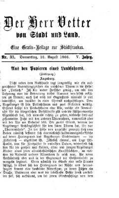 Stadtfraubas Donnerstag 16. August 1866