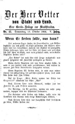 Stadtfraubas Donnerstag 18. Oktober 1866