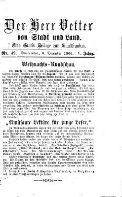 Stadtfraubas Donnerstag 6. Dezember 1866