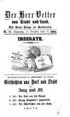 Stadtfraubas Donnerstag 13. Dezember 1866