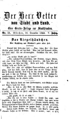 Stadtfraubas Donnerstag 20. Dezember 1866