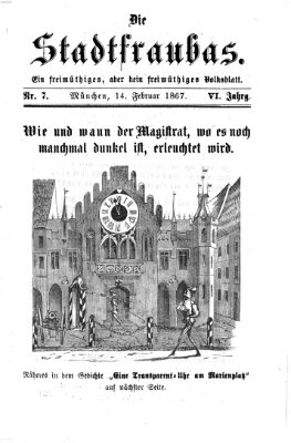 Stadtfraubas Donnerstag 14. Februar 1867