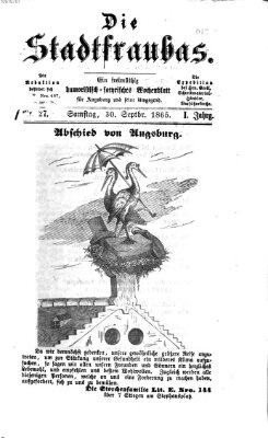 Die Stadtfraubas Samstag 30. September 1865