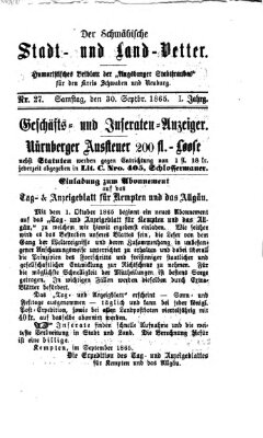 Die Stadtfraubas Samstag 30. September 1865