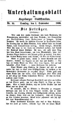 Die Stadtfraubas Samstag 1. September 1866