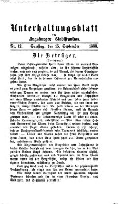 Die Stadtfraubas Samstag 15. September 1866