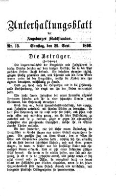 Die Stadtfraubas Samstag 29. September 1866