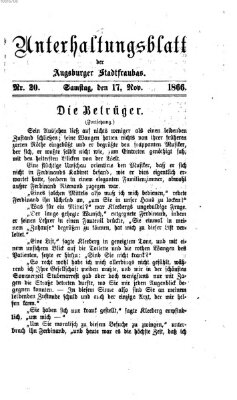 Die Stadtfraubas Samstag 17. November 1866