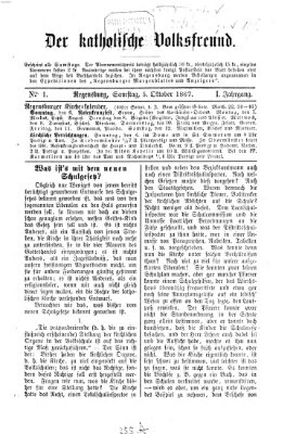 Der katholische Volksfreund Samstag 5. Oktober 1867