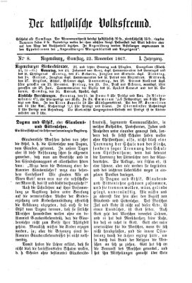 Der katholische Volksfreund Samstag 23. November 1867