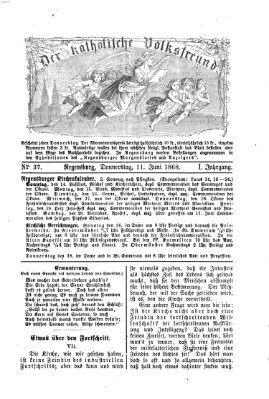 Der katholische Volksfreund Donnerstag 11. Juni 1868