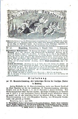 Der katholische Volksfreund Donnerstag 6. August 1868