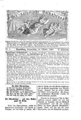 Der katholische Volksfreund Donnerstag 29. Oktober 1868