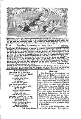 Der katholische Volksfreund Donnerstag 11. März 1869