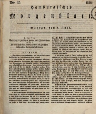 Hamburgisches Morgenblatt Montag 8. Juli 1816