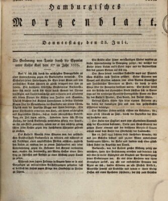 Hamburgisches Morgenblatt Donnerstag 25. Juli 1816