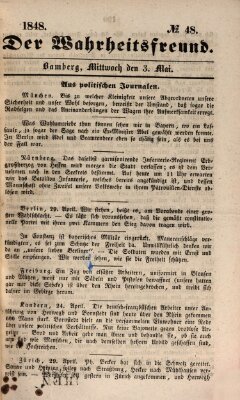 Der Wahrheitsfreund Mittwoch 3. Mai 1848