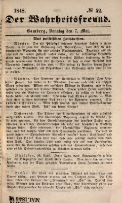 Der Wahrheitsfreund Sonntag 7. Mai 1848