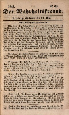 Der Wahrheitsfreund Mittwoch 24. Mai 1848