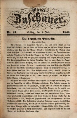 Wiener Zuschauer Freitag 5. Juli 1844