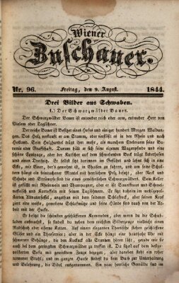 Wiener Zuschauer Freitag 9. August 1844