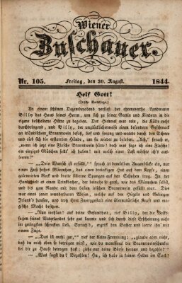 Wiener Zuschauer Freitag 30. August 1844