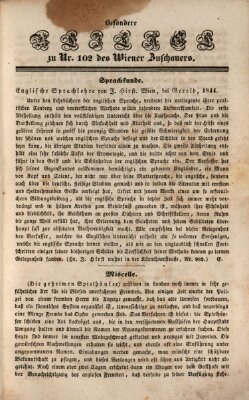 Wiener Zuschauer Freitag 23. August 1844