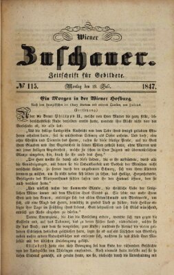 Wiener Zuschauer Montag 19. Juli 1847