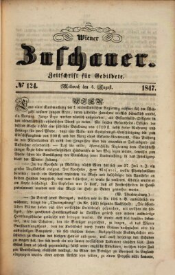 Wiener Zuschauer Mittwoch 4. August 1847