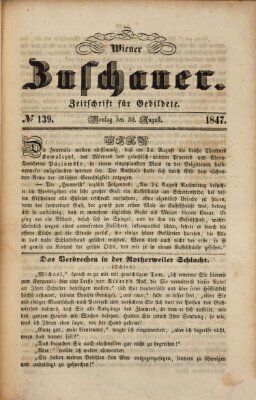 Wiener Zuschauer Montag 30. August 1847