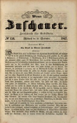 Wiener Zuschauer Mittwoch 29. September 1847