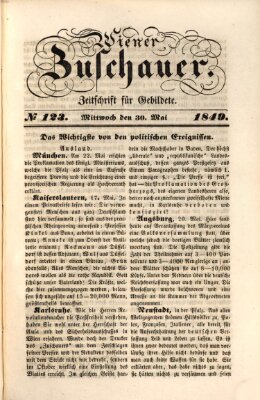 Wiener Zuschauer Mittwoch 30. Mai 1849