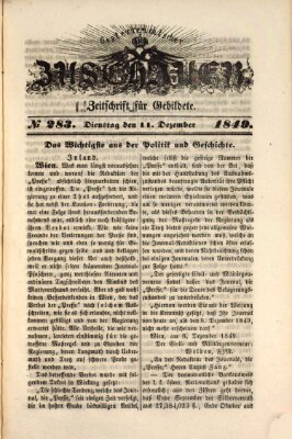 Österreichischer Zuschauer (Wiener Zuschauer) Dienstag 11. Dezember 1849