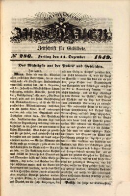 Österreichischer Zuschauer (Wiener Zuschauer) Freitag 14. Dezember 1849