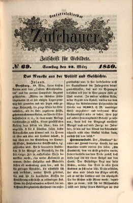 Österreichischer Zuschauer (Wiener Zuschauer) Samstag 23. März 1850