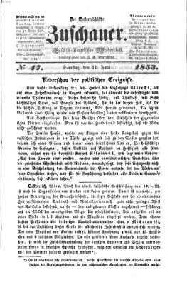 Österreichischer Zuschauer (Wiener Zuschauer) Samstag 11. Juni 1853