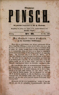 Münchener Punsch Sonntag 20. Mai 1849