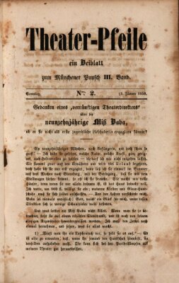 Münchener Punsch Sonntag 13. Januar 1850