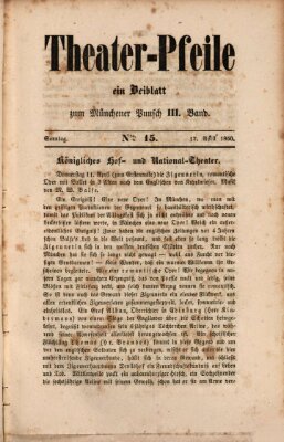 Münchener Punsch Sonntag 14. April 1850