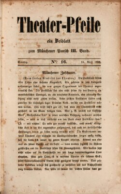 Münchener Punsch Sonntag 21. April 1850