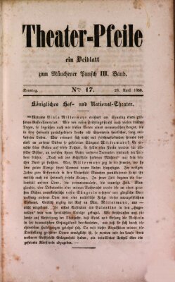 Münchener Punsch Sonntag 28. April 1850