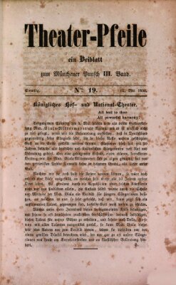 Münchener Punsch Sonntag 12. Mai 1850