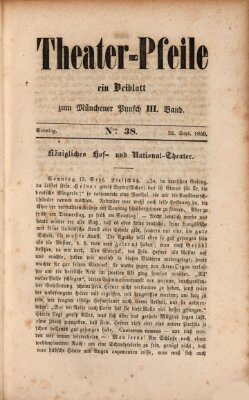 Münchener Punsch Sonntag 22. September 1850