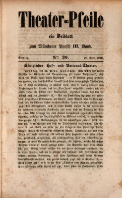 Münchener Punsch Sonntag 29. September 1850