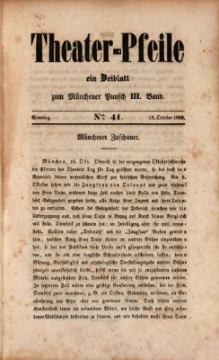 Münchener Punsch Sonntag 13. Oktober 1850