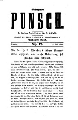 Münchener Punsch Sonntag 23. April 1854