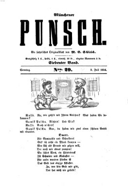 Münchener Punsch Sonntag 9. Juli 1854