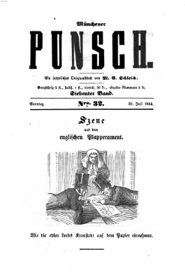 Münchener Punsch Sonntag 30. Juli 1854